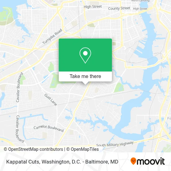 Kappatal Cuts map