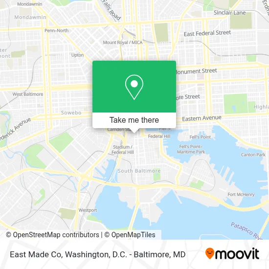 East Made Co map