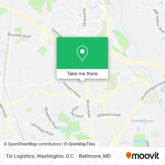 Txi Logistics map