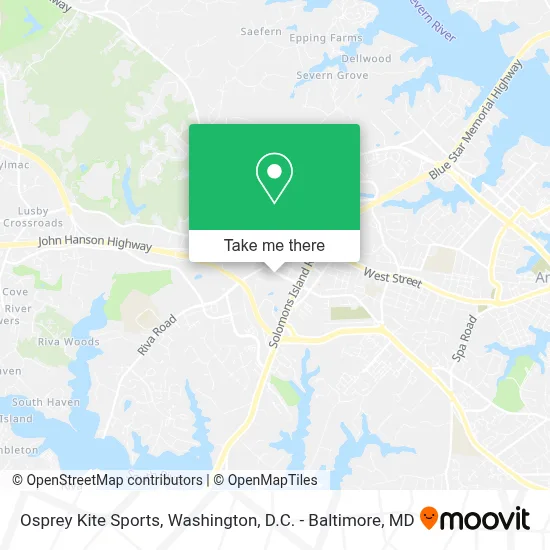 Osprey Kite Sports map
