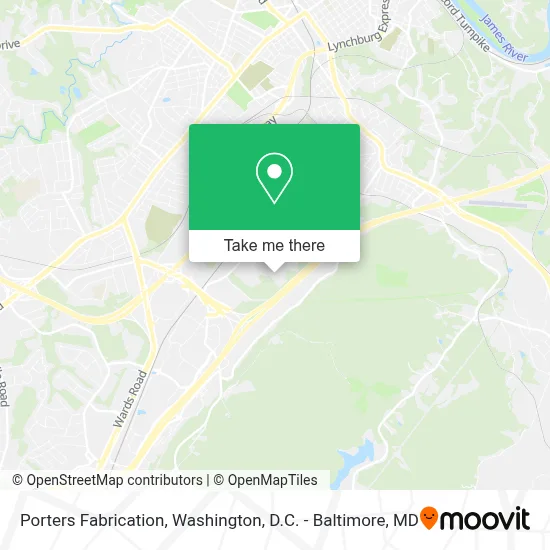 Porters Fabrication map