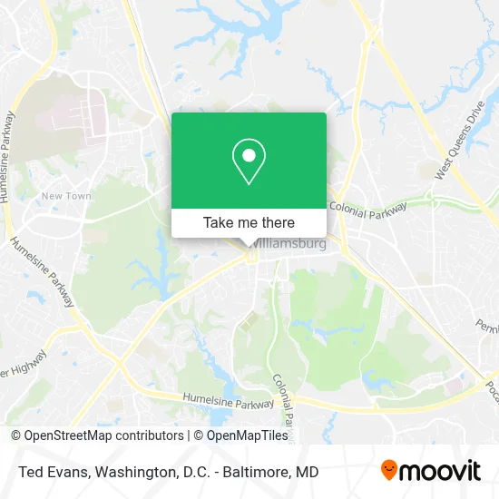 Ted Evans map