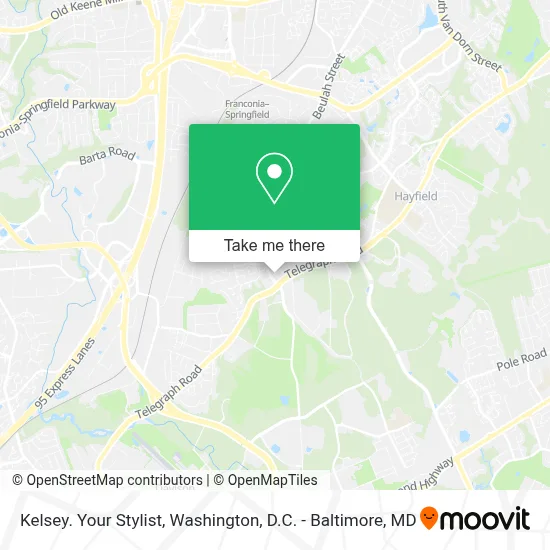Kelsey. Your Stylist map