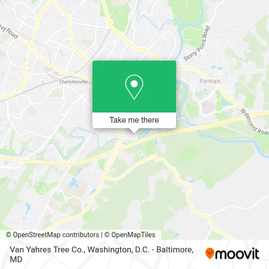 Van Yahres Tree Co. map
