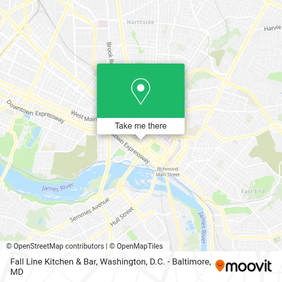 Fall Line Kitchen & Bar map