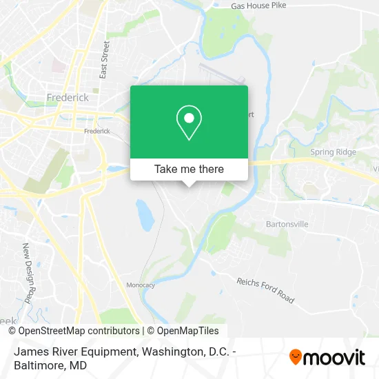 James River Equipment map