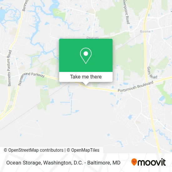 Ocean Storage map