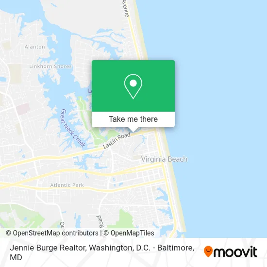 Jennie Burge Realtor map