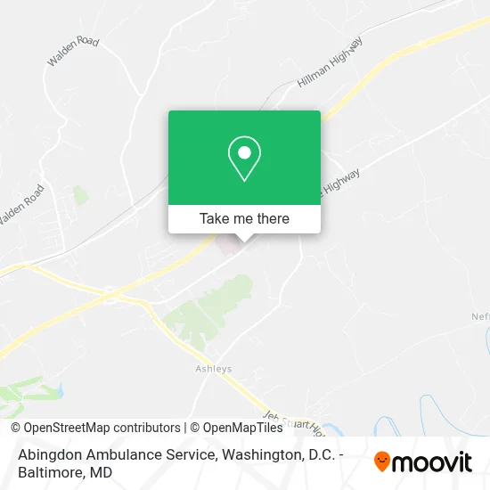 Abingdon Ambulance Service map