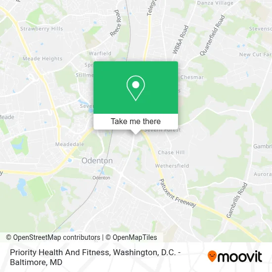 Priority Health And Fitness map