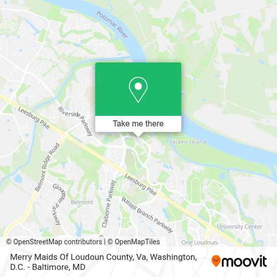 Merry Maids Of Loudoun County, Va map
