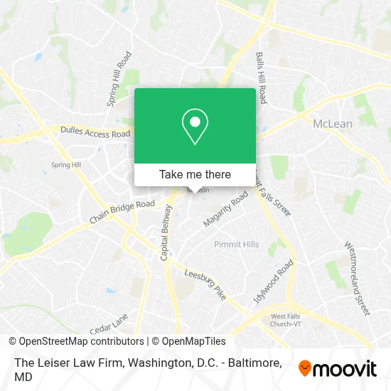 The Leiser Law Firm map