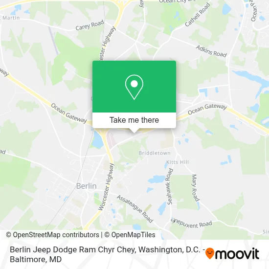 Berlin Jeep Dodge Ram Chyr Chey map