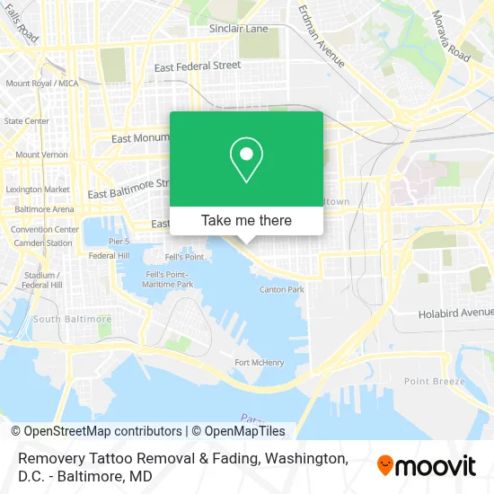 Removery Tattoo Removal & Fading map