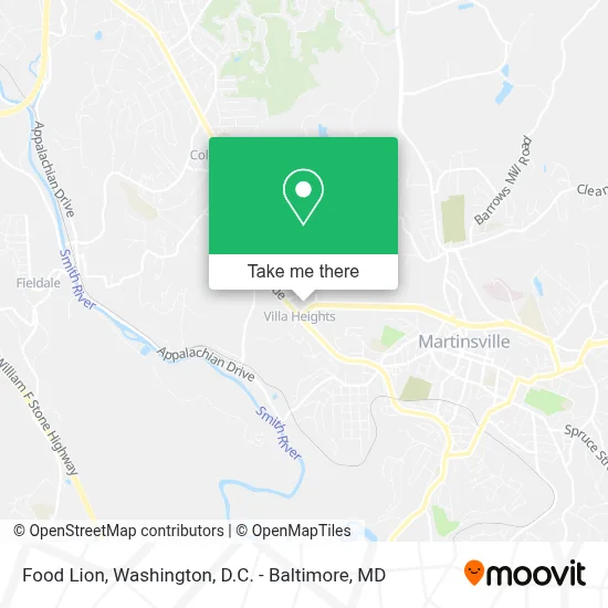 Food Lion map