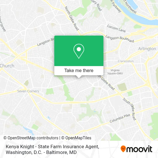 Kenya Knight - State Farm Insurance Agent map