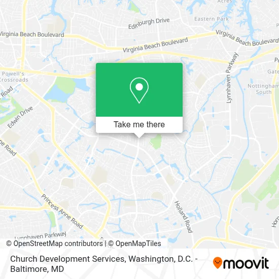 Church Development Services map