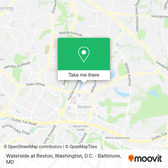 Waterside at Reston map