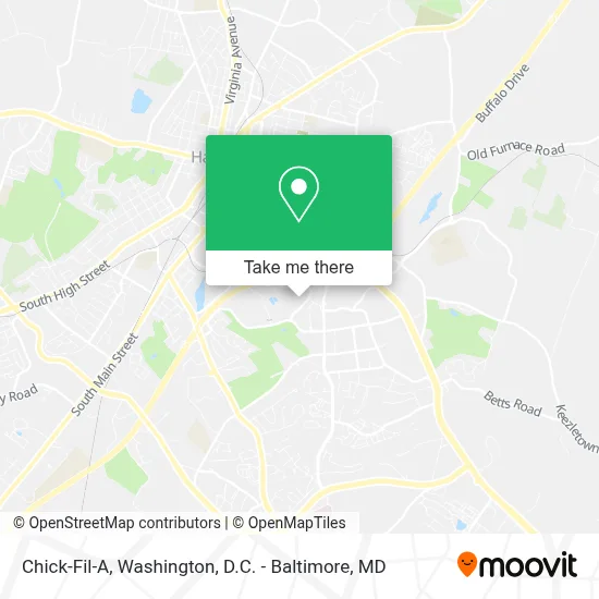 Chick-Fil-A map