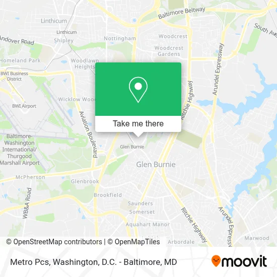 Metro Pcs map