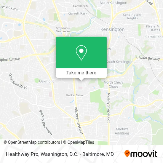 Healthway Pro map
