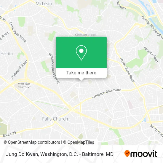 Jung Do Kwan map