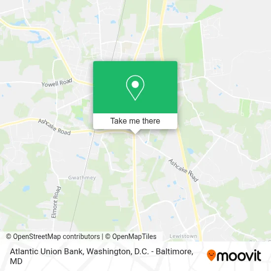 Atlantic Union Bank map