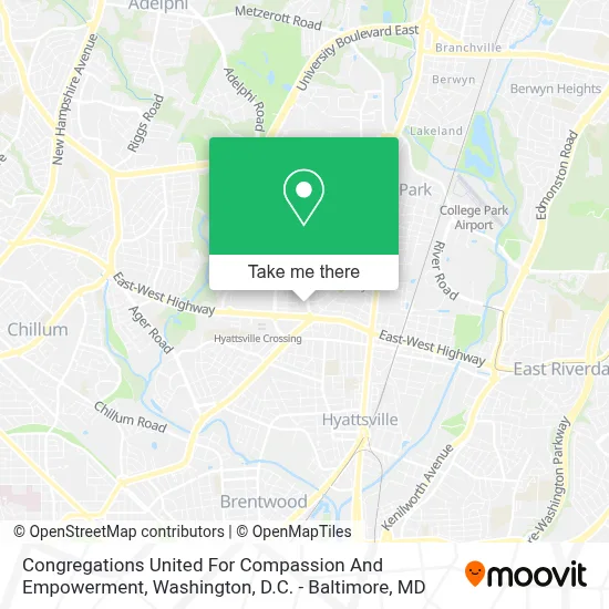 Congregations United For Compassion And Empowerment map