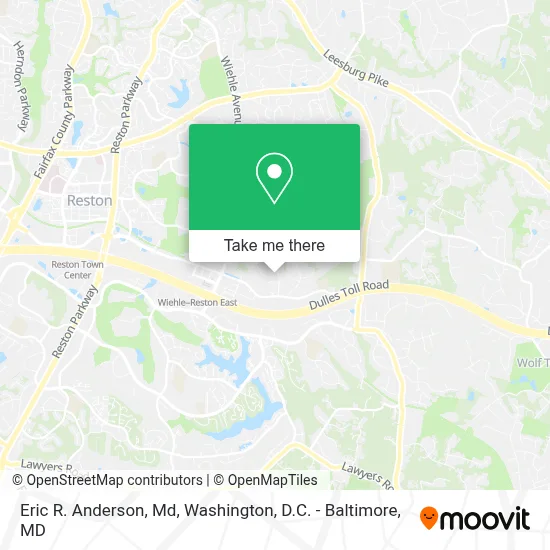Eric R. Anderson, Md map