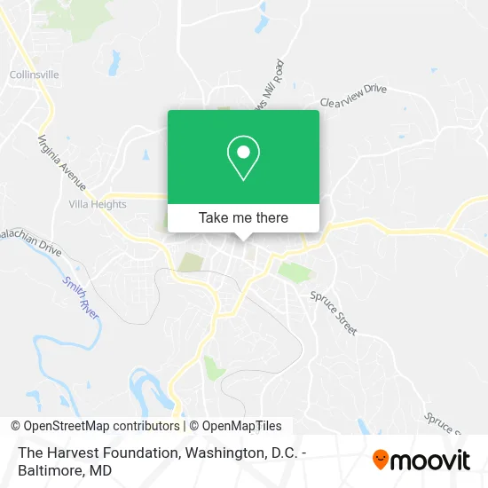 The Harvest Foundation map