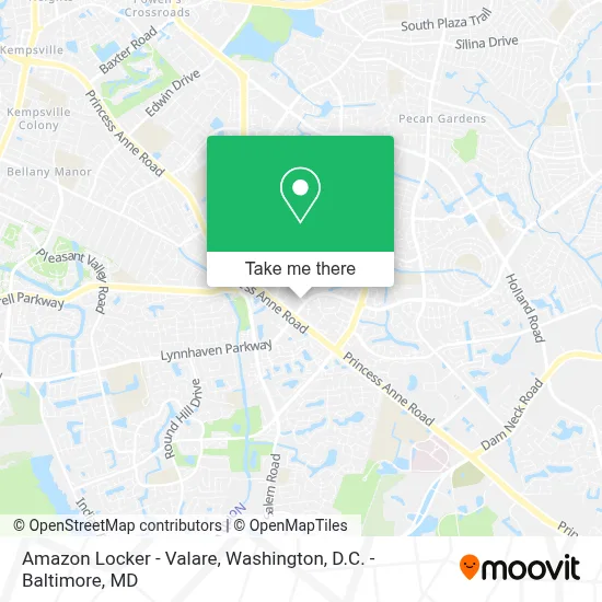Amazon Locker - Valare map