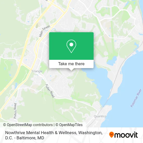 Nowthrive Mental Health & Wellness map