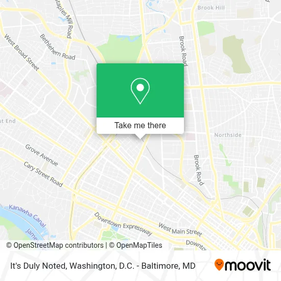 It's Duly Noted map