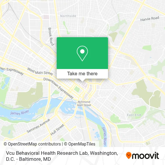 Vcu Behavioral Health Research Lab map