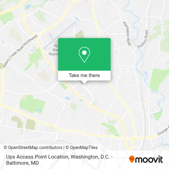 Ups Access Point Location map