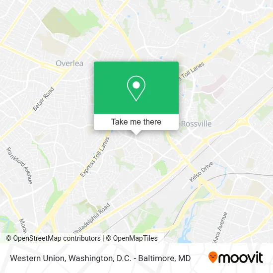 Western Union map