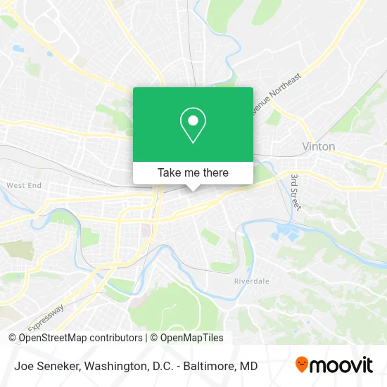 Joe Seneker map