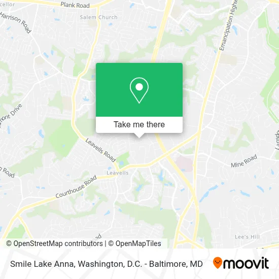 Smile Lake Anna map