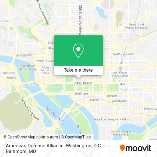American Defense Alliance map