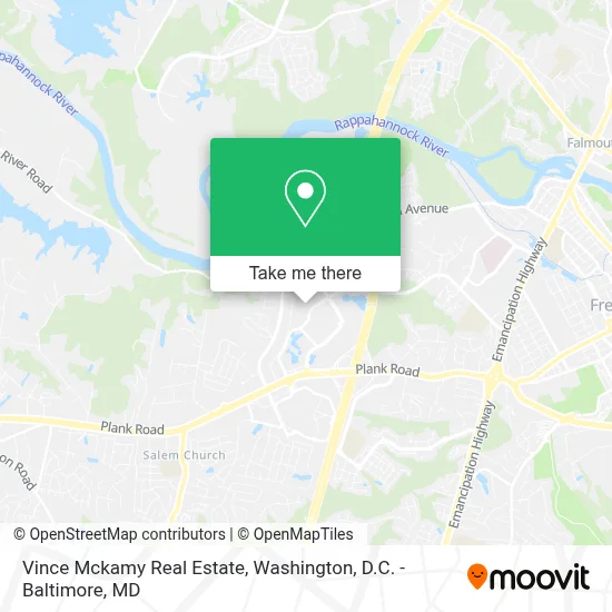 Vince Mckamy Real Estate map