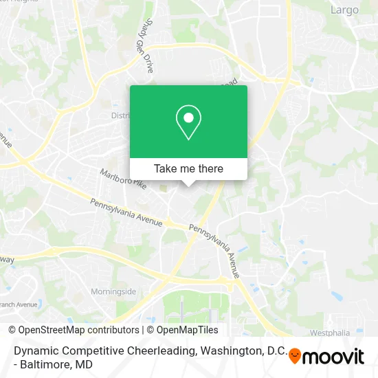 Dynamic Competitive Cheerleading map