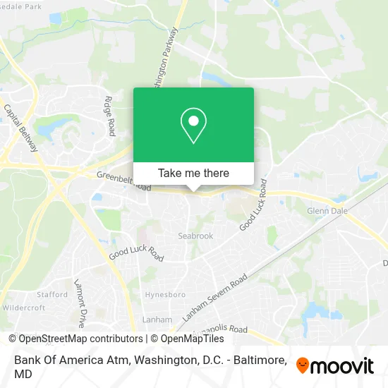 Bank Of America Atm map