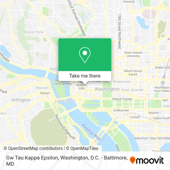 Gw Tau Kappa Epsilon map