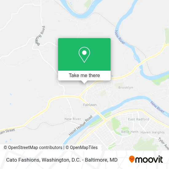 Cato Fashions map