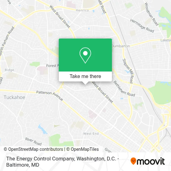 The Energy Control Company map