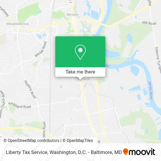 Liberty Tax Service map