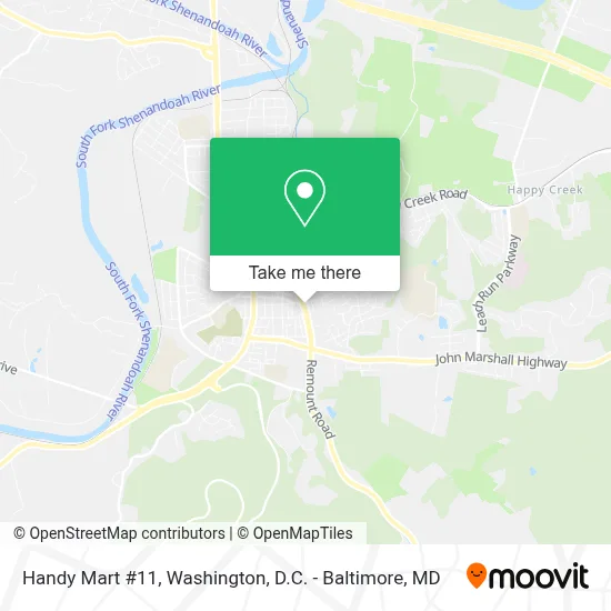 Handy Mart #11 map