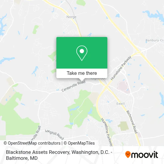 Blackstone Assets Recovery map