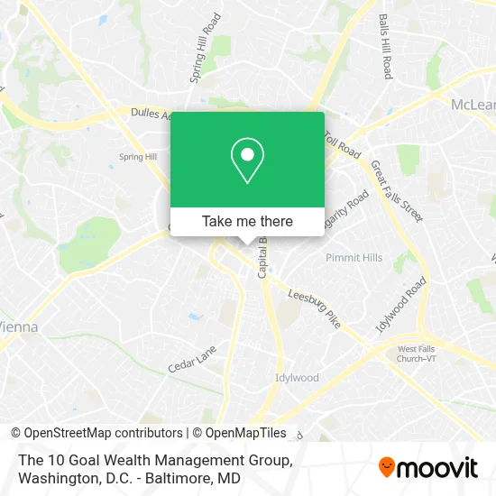 The 10 Goal Wealth Management Group map