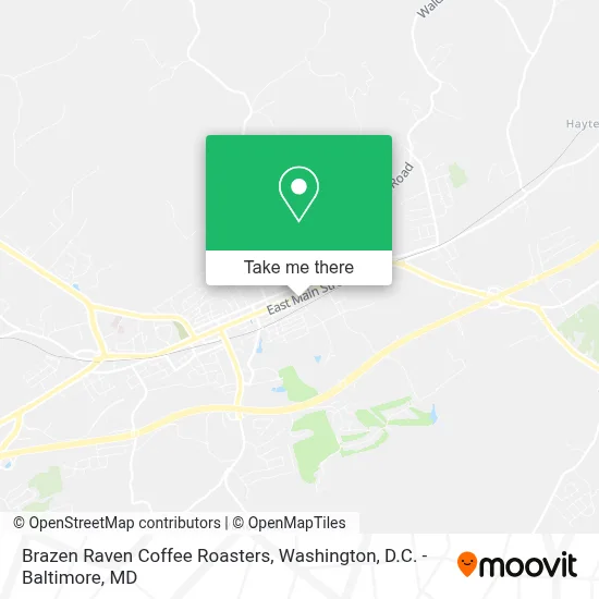 Brazen Raven Coffee Roasters map